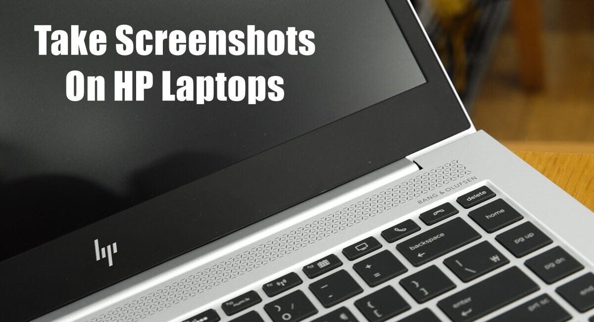 how to print screen on a hp laptop